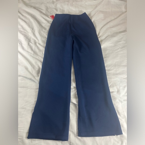 Spanx Timeless Navy Airessentials Smooth Front Wide Pants - Picture 6 of 8